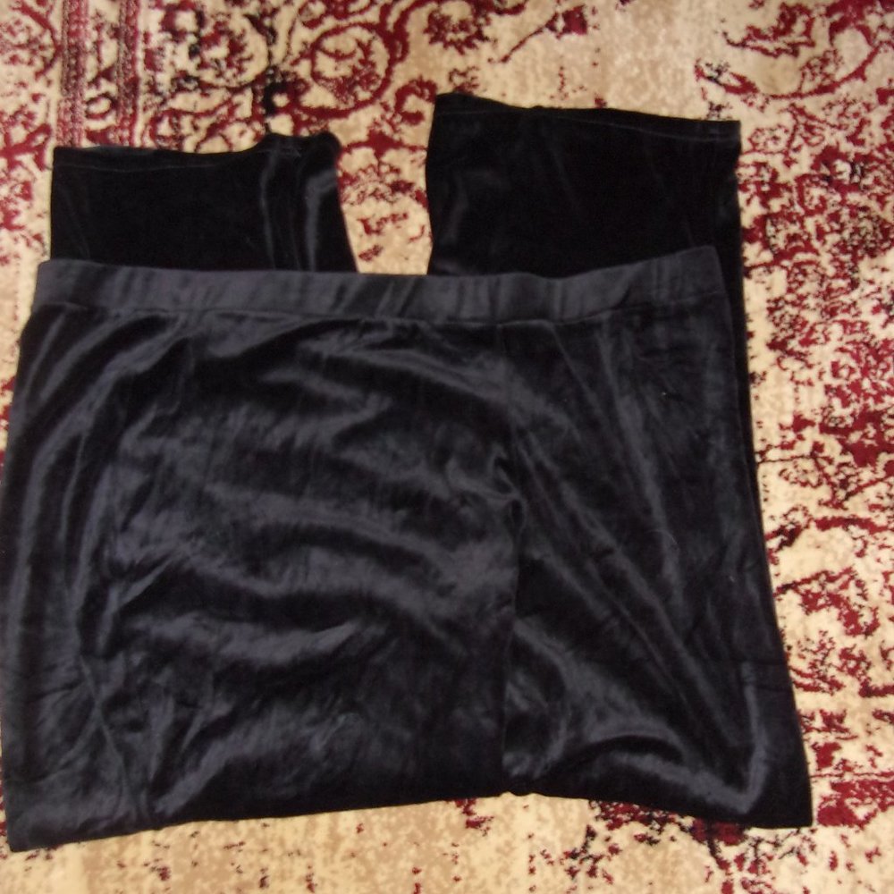 NEW  size 4x 4 x womens pants black stretch lounge comfy